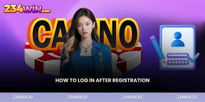 How to Log In After Registration