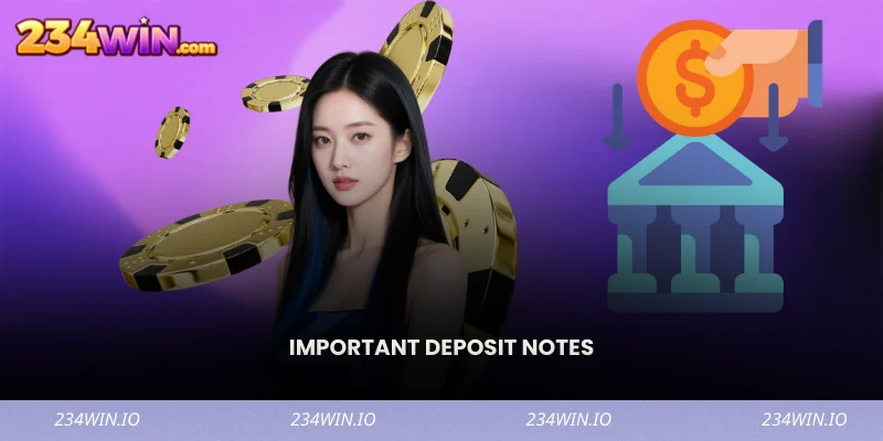 Important Deposit Notes